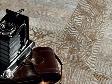 ESSENCE - FLEUR DE BOIS - Marble flooring with wood effect by Lithos Mosaico Italia - view 2